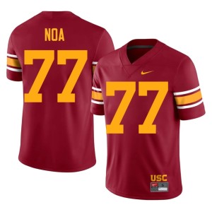 Stitched #77 SC Men Alternate Cardinal Alani Noa Jersey 185660-590