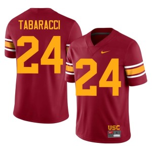 Alumni #24 Cardinal The USC Trojan Family Alternate Mens Carson Tabaracci Jerseys 120021-540