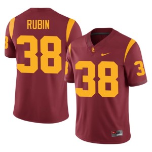 Player Trojans #38 Cardinal Men Isaiah Rubin Jersey 428043-127