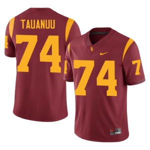 Limited #74 Mens Justin Tauanuu University of Southern California Cardinal Jersey 528438-946
