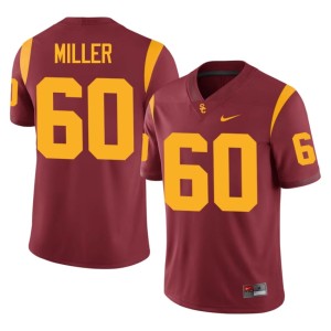 2026 Kaylon Miller Men's Cardinal #60 Southern California Trojans Jersey 941226-572