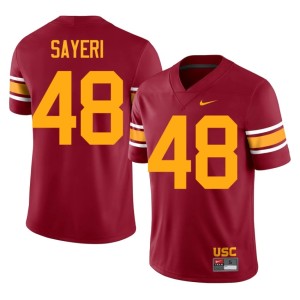 2026 Alternate #48 Ryon Sayeri Men's Trojans Cardinal Jerseys 358232-148
