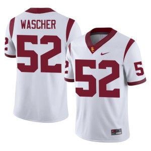 2026-27 Mens USC Trojans Willi Wascher #52 White Jerseys 827195-220