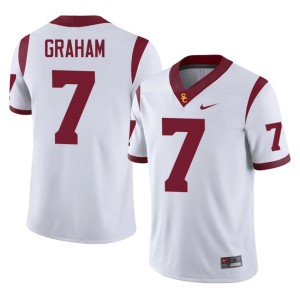 2026-27 Men White Alex Graham The USC Trojan Family #7 Jerseys 220715-697