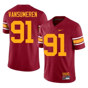 College Men's Cardinal Alternate #91 USC Alex VanSumeren Jerseys 380402-935