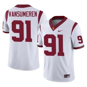 Stitched SC Men White Alex VanSumeren #91 Jerseys 320145-436