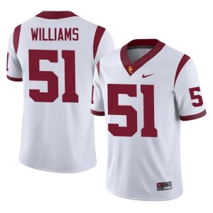 Replica Andrew Williams Southern California Men #51 White Jerseys 593298-871