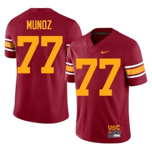 Replica Anthony Munoz Alternate Cardinal #77 Men Trojans Jerseys 524647-802