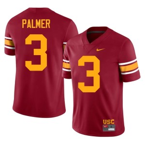 Stitched #3 Men's Cardinal Alternate University of Southern California Carson Palmer Jerseys 762734-347