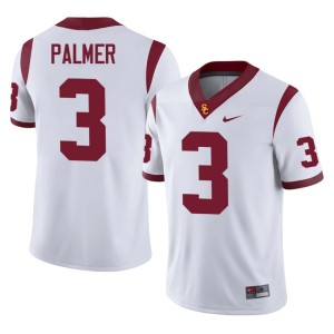 Limited University of Southern California White Mens #3 Carson Palmer Jerseys 913912-226