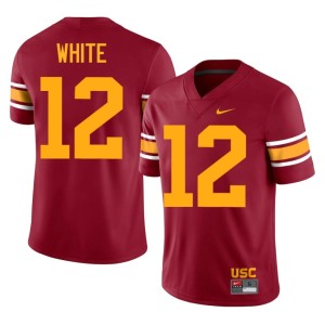 Limited Charles White USC Alternate Mens Cardinal #12 Jerseys 686203-451