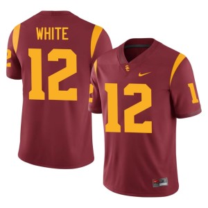 Game Mens Cardinal #12 Charles White USC Jersey 535695-632