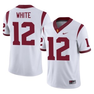 Game Men's White USC Charles White #12 Jersey 169198-683
