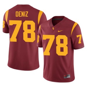 Replica Trojans Cardinal #78 Chase Deniz Men's Jerseys 853605-331