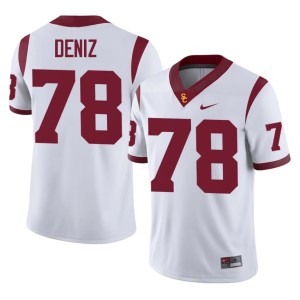 Limited White #78 University of Southern California Chase Deniz Mens Jerseys 792955-569