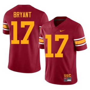 High School #17 Men's SC Alternate Deven Bryant Cardinal Jersey 165399-400