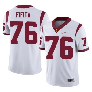 High School Mens John Fifita White #76 USC Jerseys 140196-722