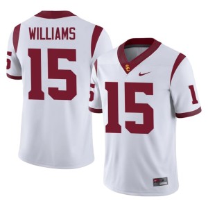 Stitched Jonas Williams Men White #15 SC Jerseys 871444-578