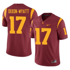 Replica Men's University of Southern California Cardinal Kayden Dixon-Wyatt #17 Jersey 464660-699