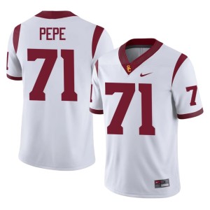 Limited Men #71 Keenyi Pepe USC White Jerseys 663990-328
