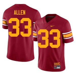 College Mens USC Trojans Alternate Marcus Allen #33 Cardinal Jerseys 966886-548