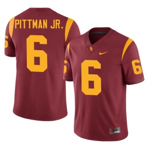 University Michael Pittman Jr. #6 SC Cardinal Mens Jersey 764282-546