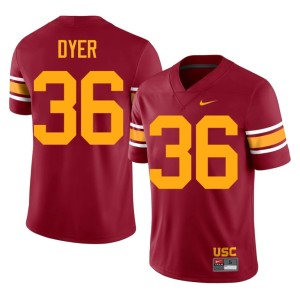 Replica Peyton Dyer Mens Alternate The USC Trojan Family #36 Cardinal Jerseys 323486-149