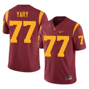 College Mens Cardinal Ron Yary Trojans #77 Jersey 224485-149