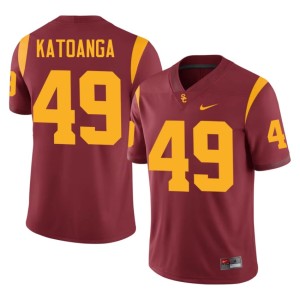 Stitched Southern California Cardinal Men Simote Katoanga #49 Jersey 897811-255