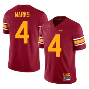 Stitched Woody Marks #4 Alternate Men University of Southern California Cardinal Jerseys 220288-931