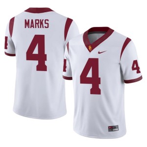 2026-27 Men Southern California #4 Woody Marks White Jerseys 325506-535
