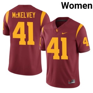 Player Women Southern California Cian McKelvey Cardinal #41 Jersey 230243-166