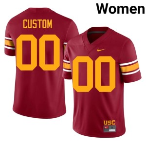 Stitched SC Custom Cardinal Womens #00 Alternate Jersey 423283-741