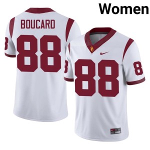 Game USC Floyd Boucard Women's White #88 Jerseys 167341-356