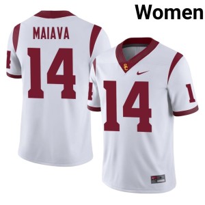 2026 White SC Jayden Maiava Women #14 Jersey 853378-164