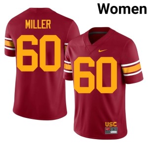 2026-27 Alternate Kaylon Miller Trojans #60 Women Cardinal Jerseys 248075-679