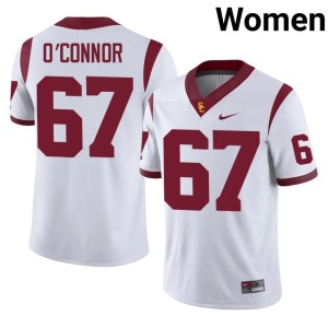 Embroidery Kilian O'Connor USC Women White #67 Jerseys 149685-697
