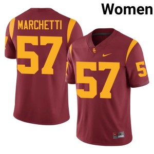 Replica Roman Marchetti Cardinal Women #57 Trojans Jerseys 939832-384