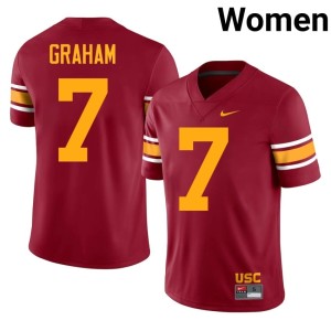 Player #7 Alternate Alex Graham USC Women Cardinal Jerseys 901033-100