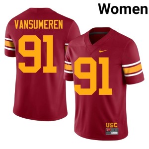 Game Women's Alternate Alex VanSumeren Cardinal SC #91 Jerseys 883075-902