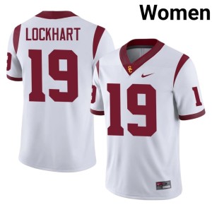 Alumni Brandon Lockhart USC White Women's #19 Jerseys 879198-584