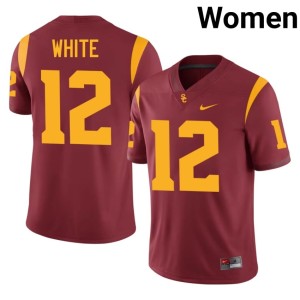 2026-27 Charles White Trojans Womens Cardinal #12 Jerseys 423176-111