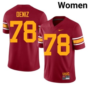 2026 Chase Deniz Women's Alternate #78 Cardinal USC Jerseys 105294-329