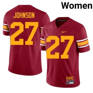 Limited Women #27 Alternate Chasen Johnson Cardinal USC Jersey 183805-293