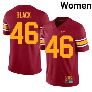 Player Southern California #46 Women's Dylan Black Alternate Cardinal Jersey 735954-189