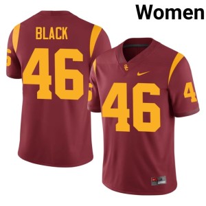 NCAA Dylan Black #46 Cardinal University of Southern California Women Jersey 644096-766