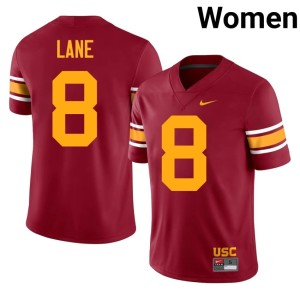 NCAA Women's Alternate Cardinal Trojans Ja'Kobi Lane #8 Jersey 705390-169