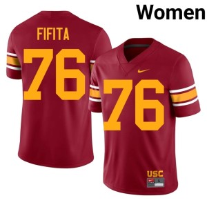 2026 Women John Fifita #76 Alternate Southern California Cardinal Jersey 509524-416