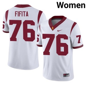 Embroidery Women #76 John Fifita SC White Jerseys 828144-110