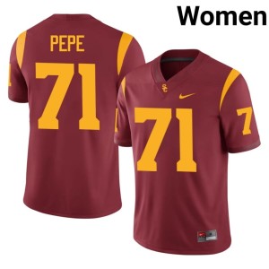 Player #71 Cardinal Women's Keenyi Pepe USC Jersey 228705-139